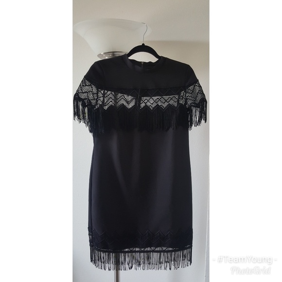 Laundry by Shelli Segal Fringe Shift Dress - Picture 2 of 5